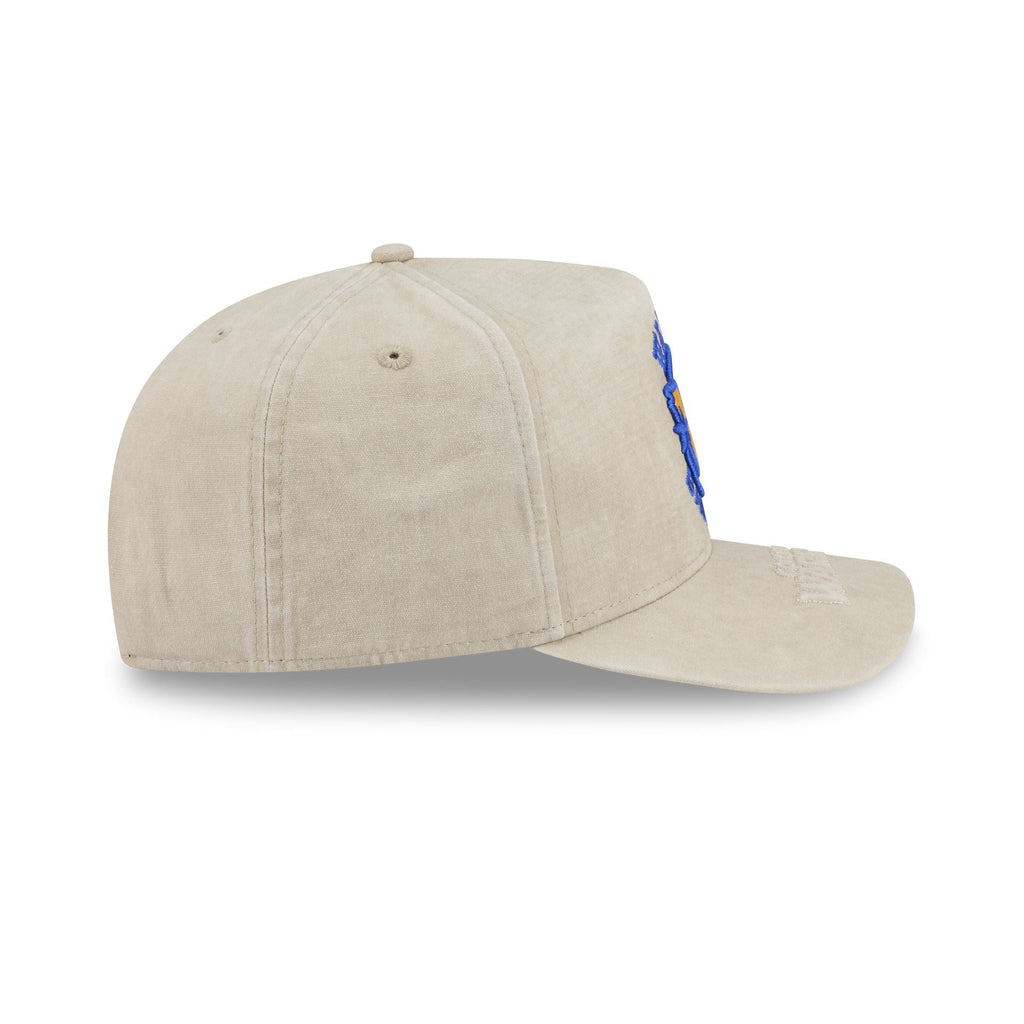 Golden State Warriors Brushed Cotton Stone 9FIFTY A-Frame Snapback Hat