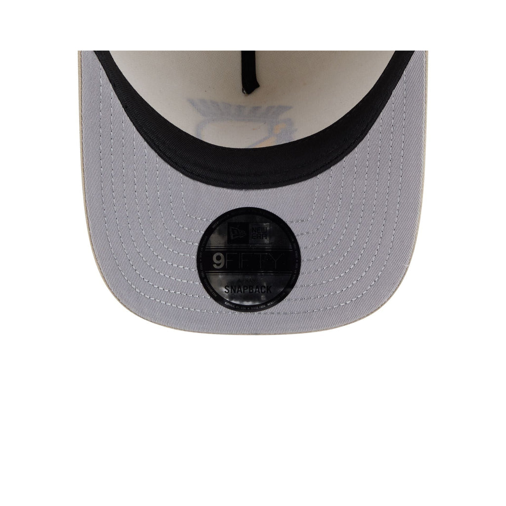 Golden State Warriors Brushed Cotton Stone 9FIFTY A-Frame Snapback Hat