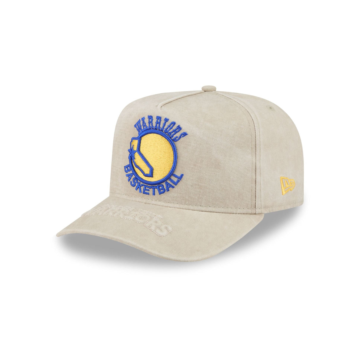 Golden State Warriors Brushed Cotton Stone 9FIFTY A-Frame Snapback Hat