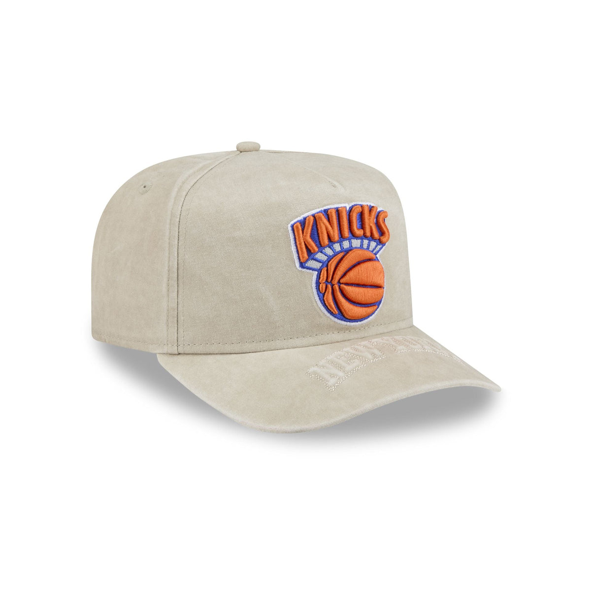 New York Knicks Brushed Cotton Stone 9FIFTY A-Frame Snapback Hat
