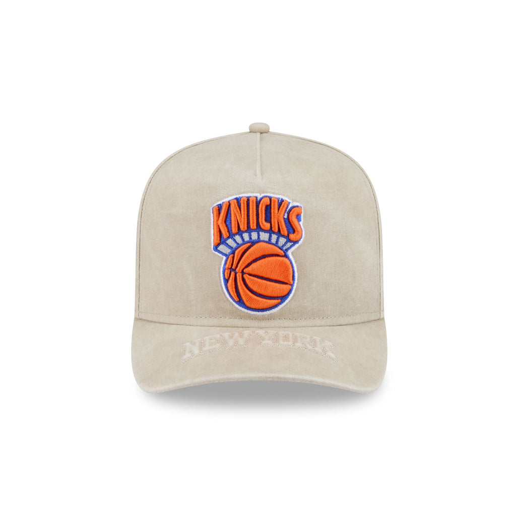 New York Knicks Brushed Cotton Stone 9FIFTY A-Frame Snapback Hat