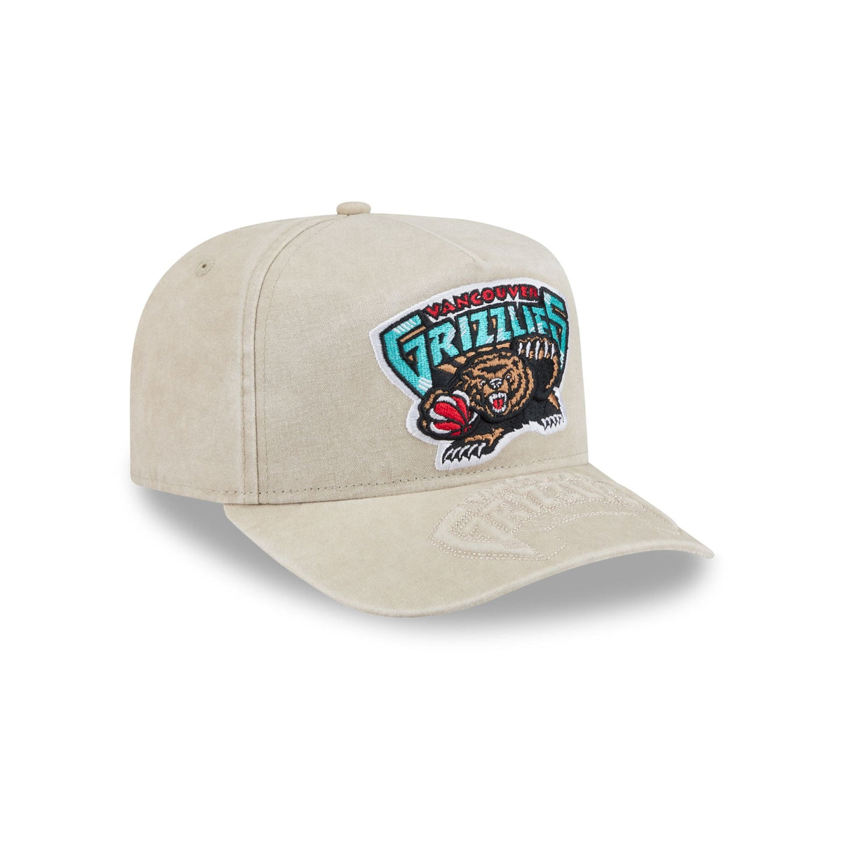 Vancouver Grizzlies Brushed Cotton Stone 9FIFTY A-Frame Snapback Hat