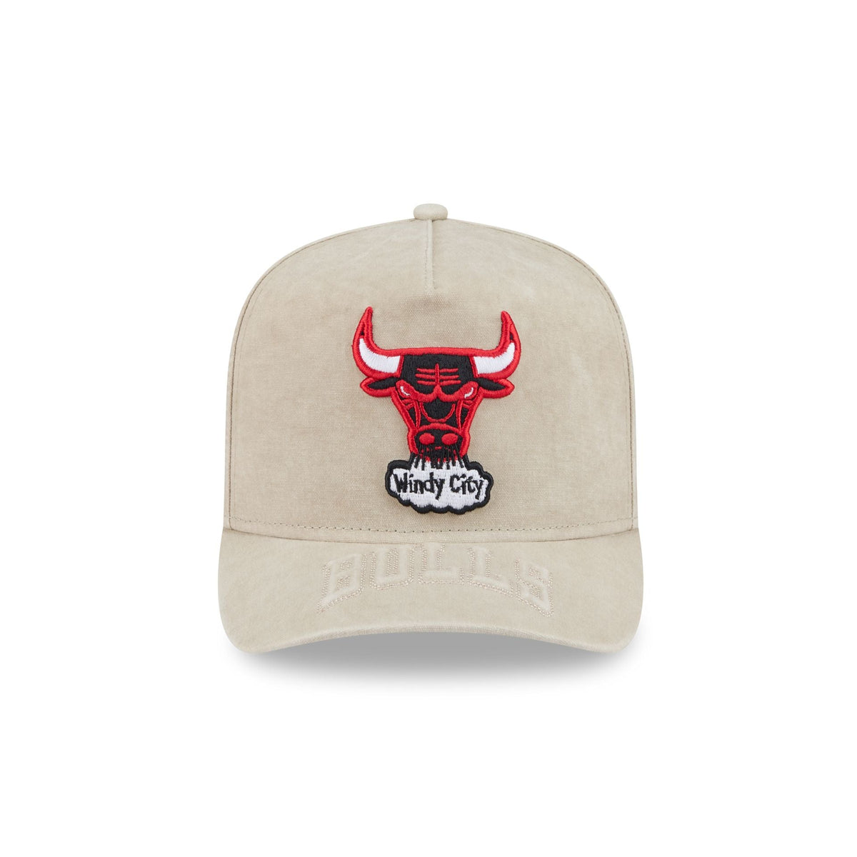 Chicago Bulls Brushed Cotton Stone 9FIFTY A-Frame Snapback Hat