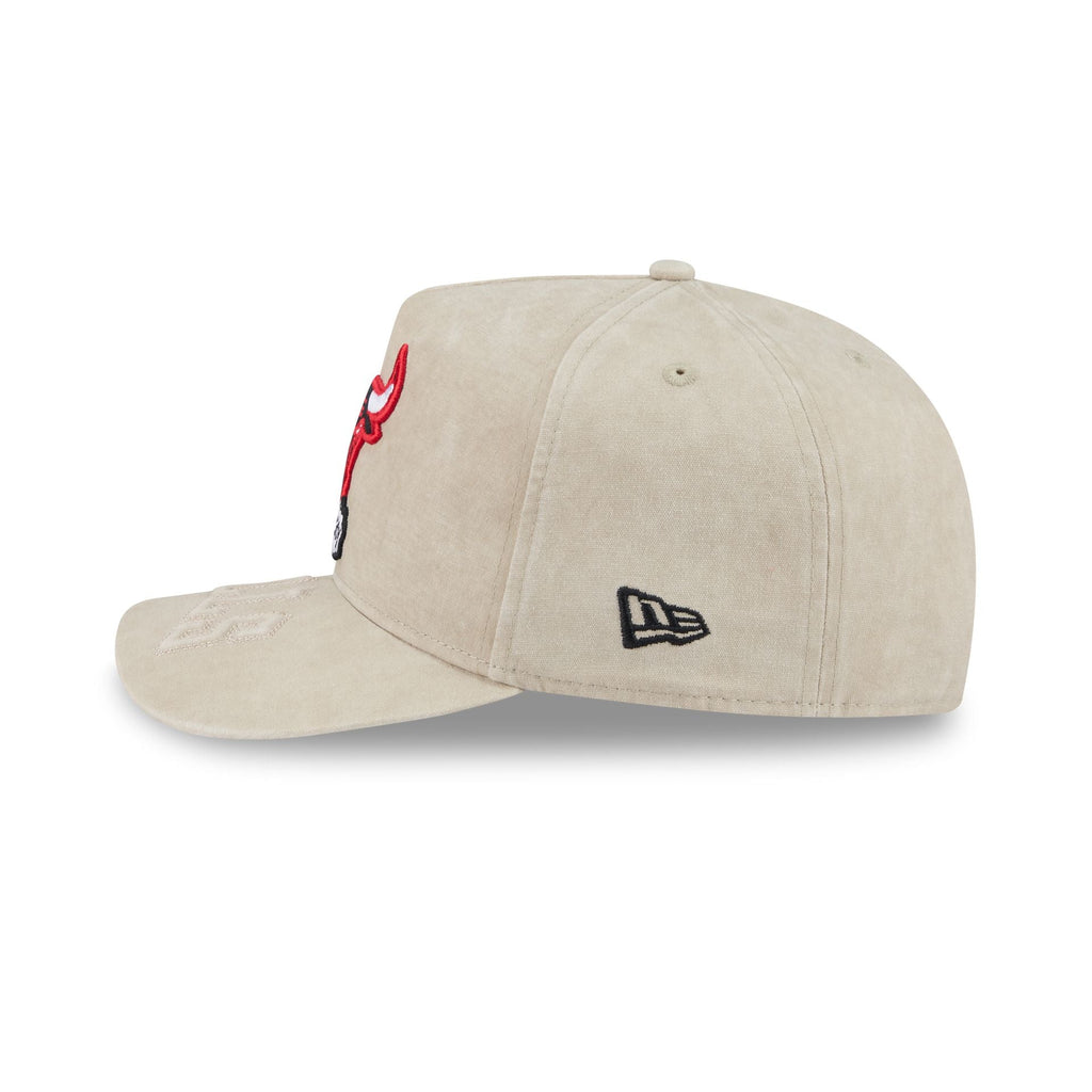 Chicago Bulls Brushed Cotton Stone 9FIFTY A-Frame Snapback Hat