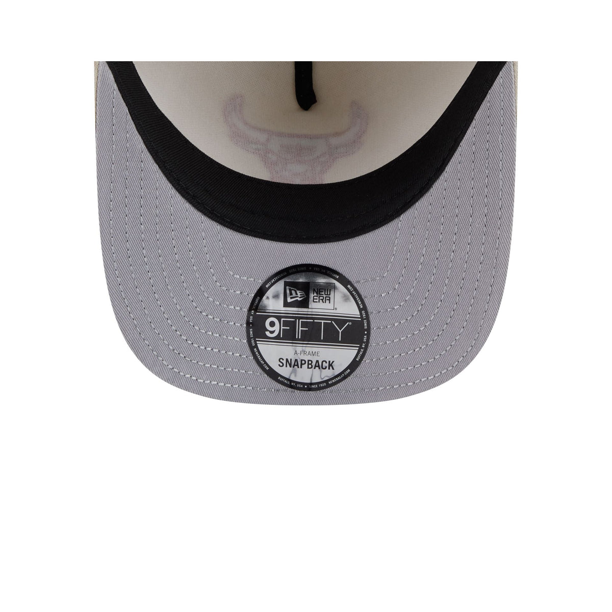 Chicago Bulls Brushed Cotton Stone 9FIFTY A-Frame Snapback Hat