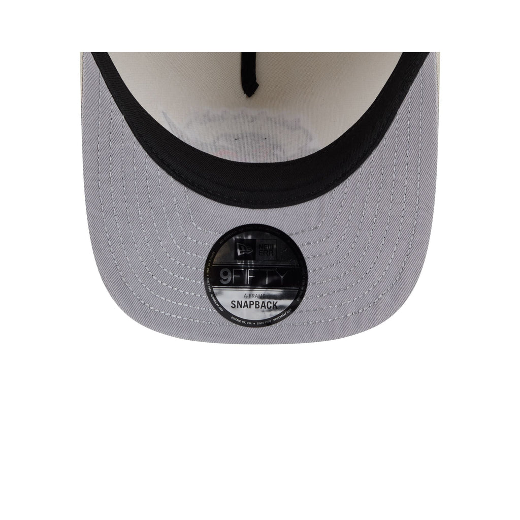 Toronto Raptors Brushed Cotton Stone 9FIFTY A-Frame Snapback Hat
