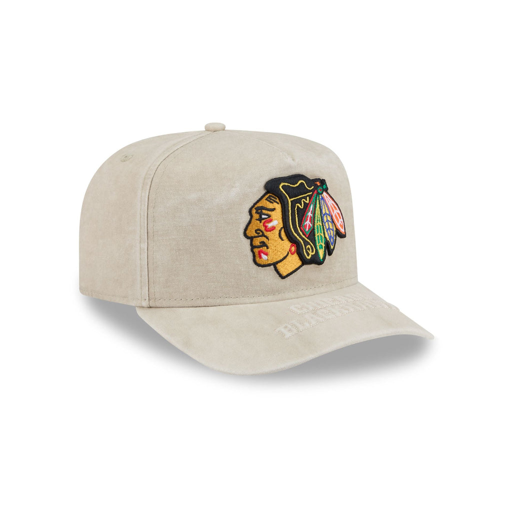 Chicago Blackhawks Brushed Cotton Stone 9FIFTY A-Frame Snapback Hat