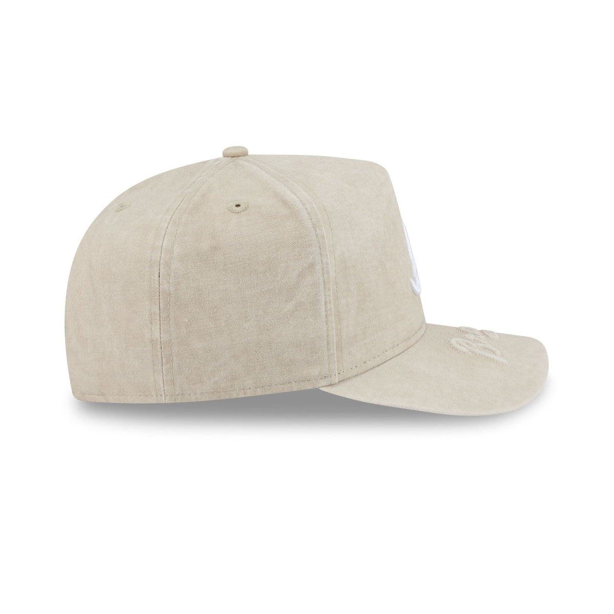 Atlanta Braves Brushed Cotton Stone 9FIFTY A-Frame Snapback Hat