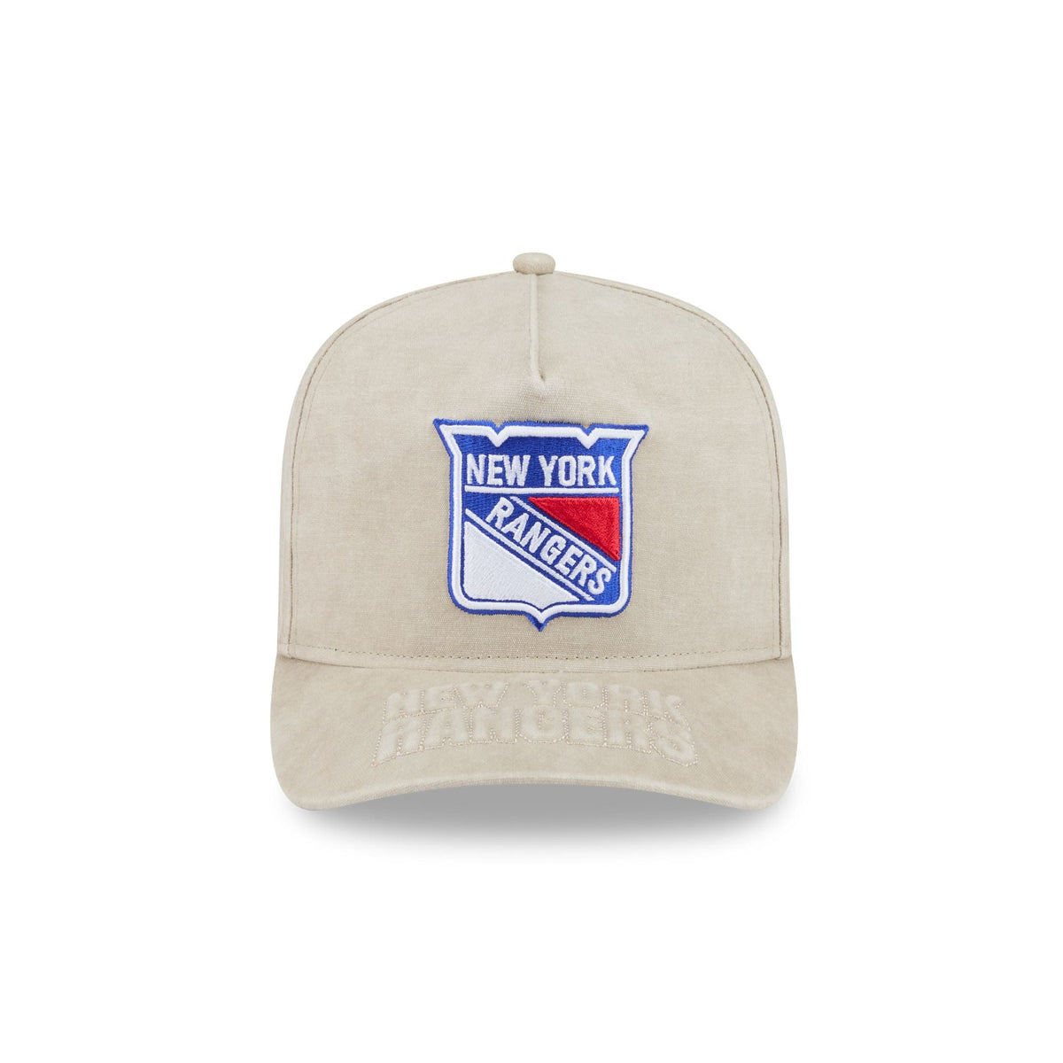 New York Rangers Brushed Cotton Stone 9FIFTY A-Frame Snapback Hat