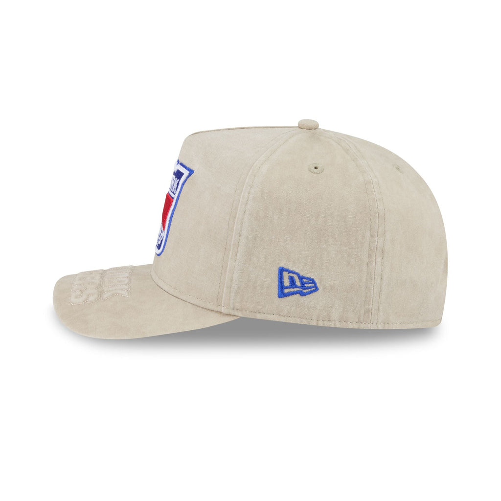 New York Rangers Brushed Cotton Stone 9FIFTY A-Frame Snapback Hat