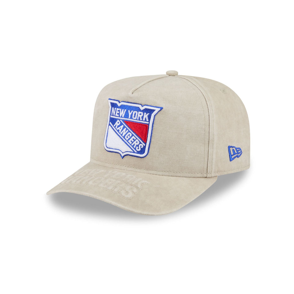 New York Rangers Brushed Cotton Stone 9FIFTY A-Frame Snapback Hat