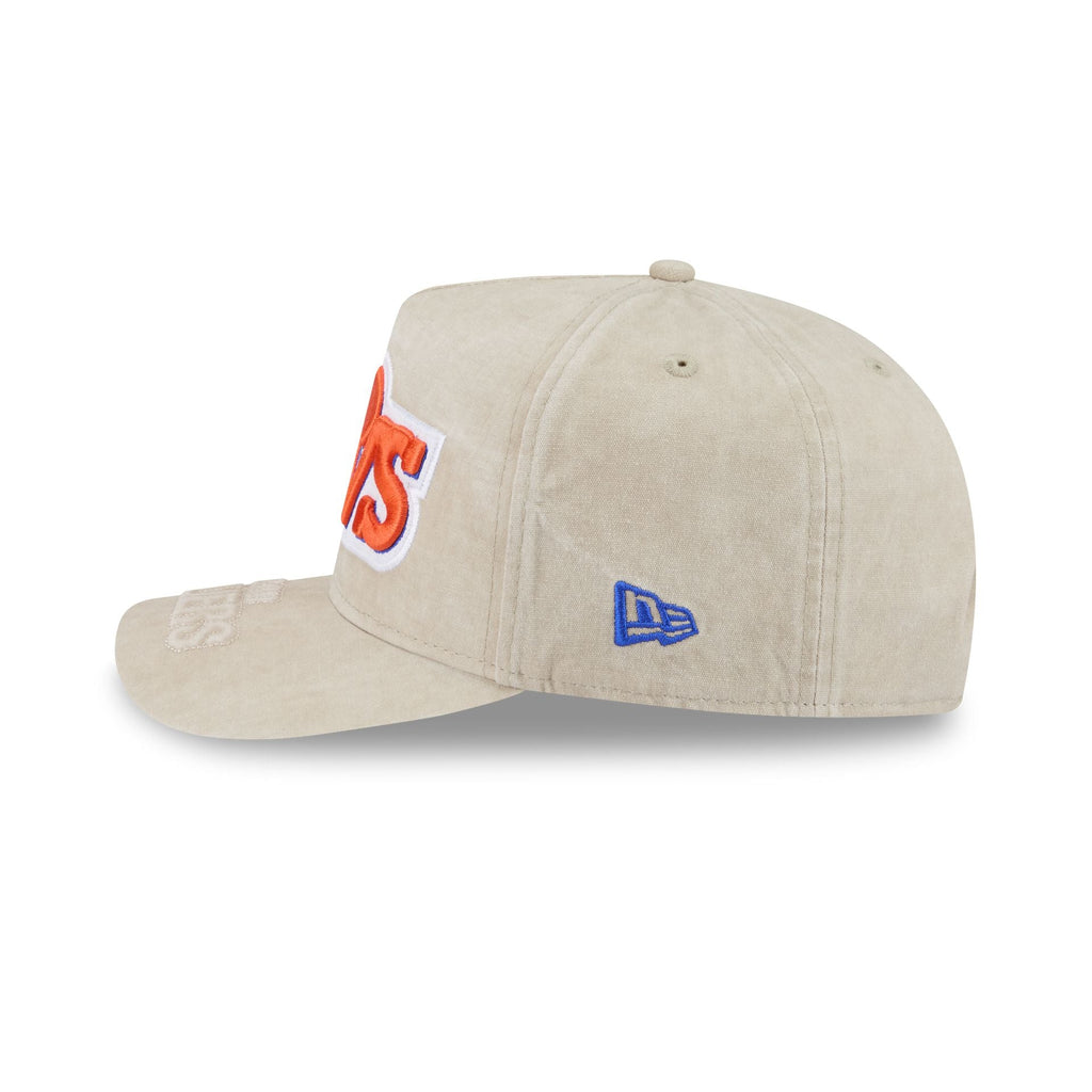 Cleveland Cavaliers Brushed Cotton Stone 9FIFTY A-Frame Snapback Hat