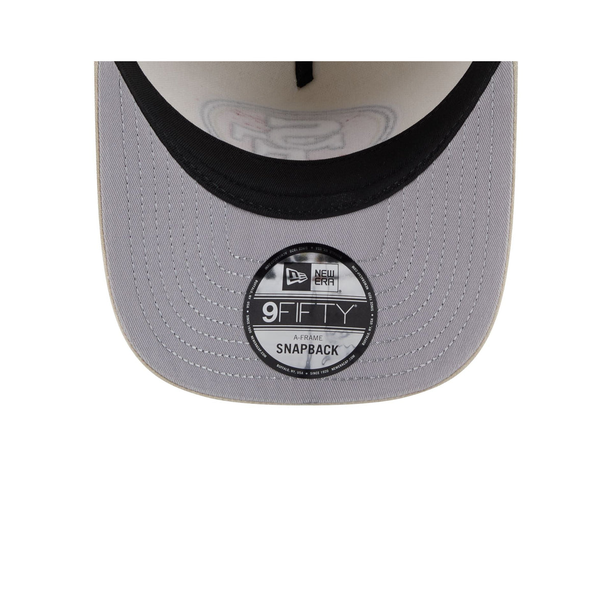 San Francisco 49ers Brushed Cotton Stone 9FIFTY A-Frame Snapback Hat
