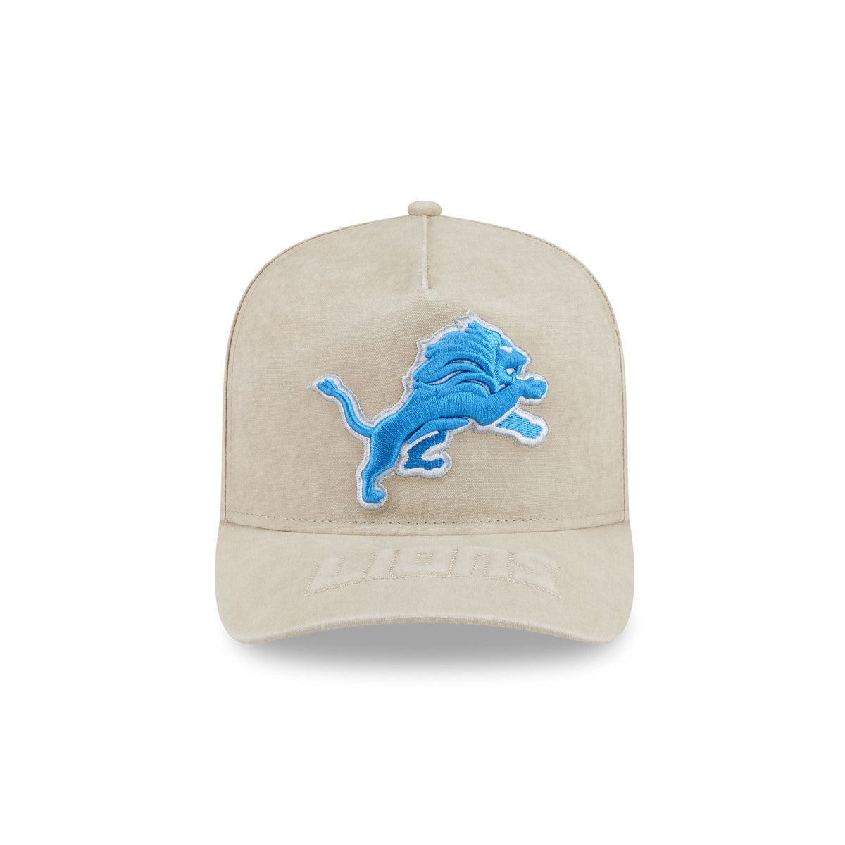 Detroit Lions Brushed Cotton Stone 9FIFTY A-Frame Snapback Hat