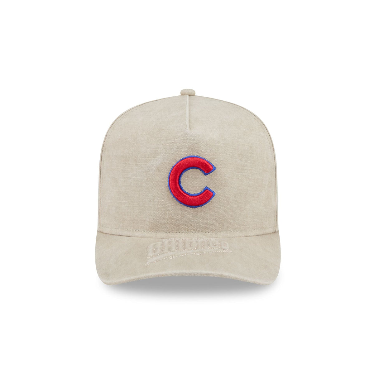 Chicago Cubs Brushed Cotton Stone 9FIFTY A-Frame Snapback Hat