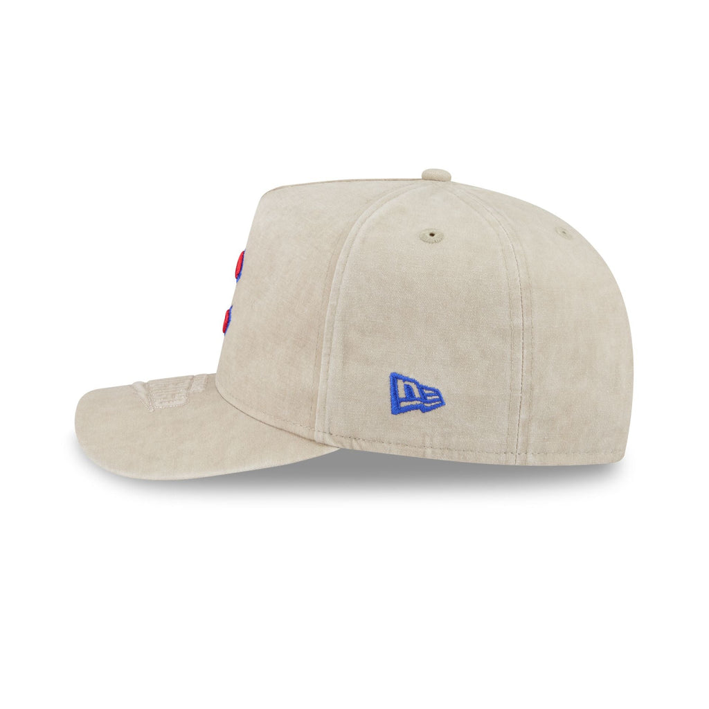 Chicago Cubs Brushed Cotton Stone 9FIFTY A-Frame Snapback Hat