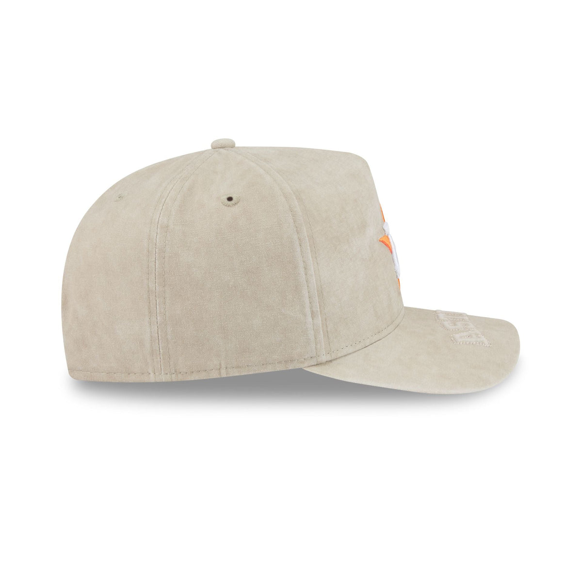 Houston Astros Brushed Cotton Stone 9FIFTY A-Frame Snapback Hat