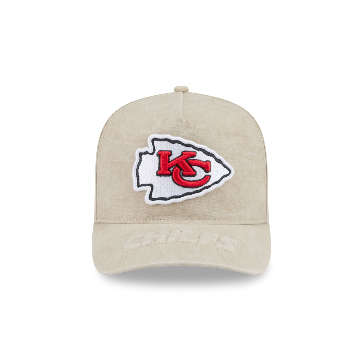 Kansas City Chiefs Brushed Cotton Stone 9FIFTY A-Frame Snapback Hat
