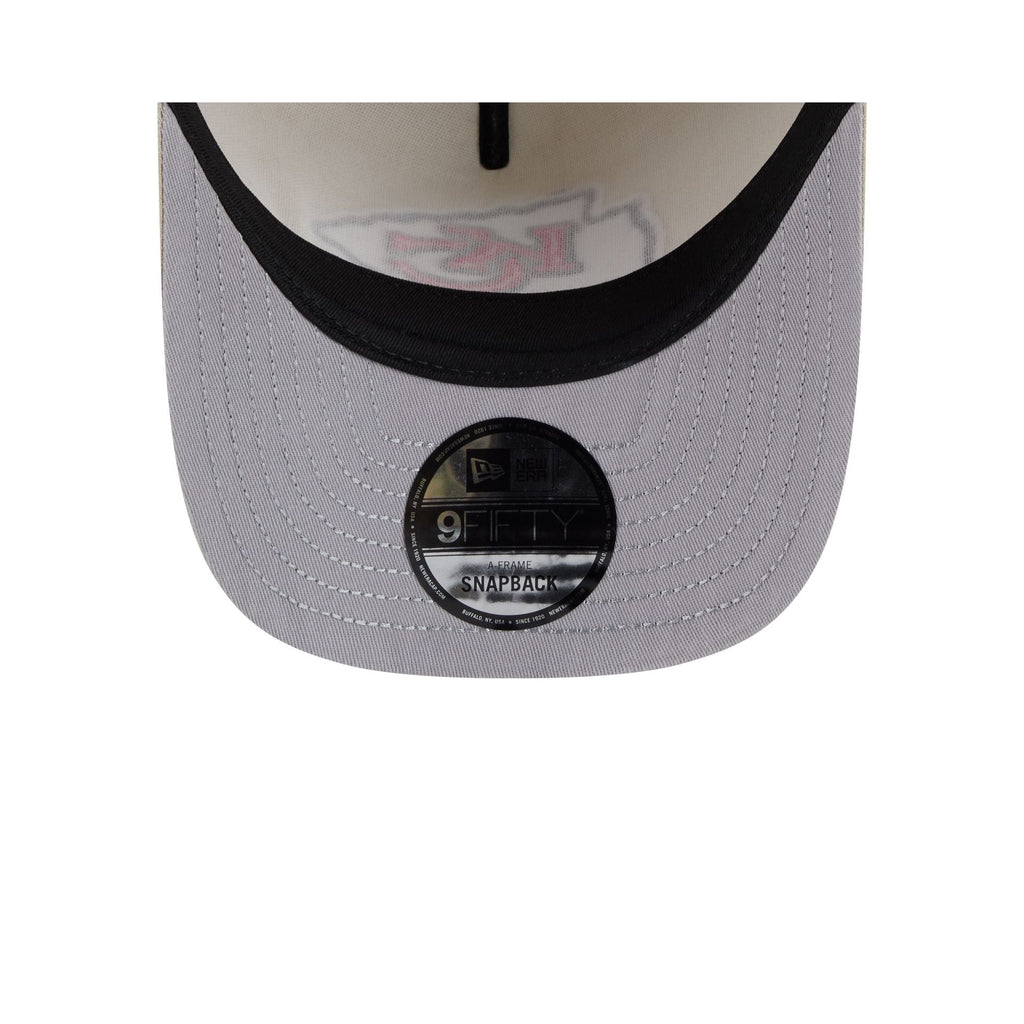 Kansas City Chiefs Brushed Cotton Stone 9FIFTY A-Frame Snapback Hat