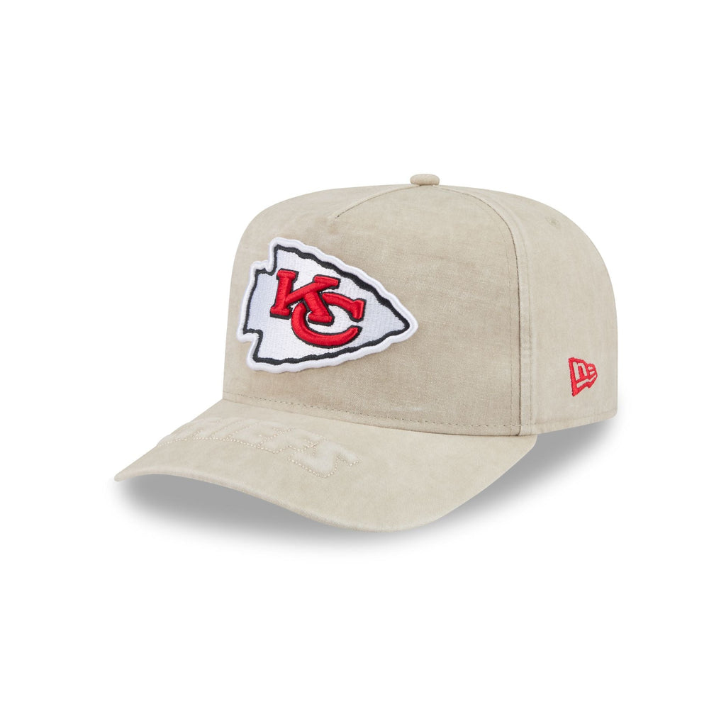 Kansas City Chiefs Brushed Cotton Stone 9FIFTY A-Frame Snapback Hat