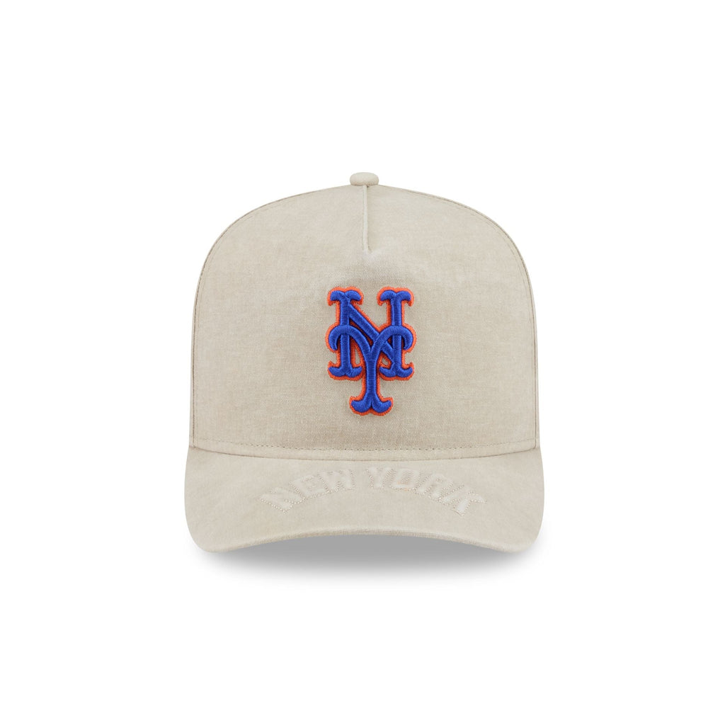 New York Mets Brushed Cotton Stone 9FIFTY A-Frame Snapback Hat