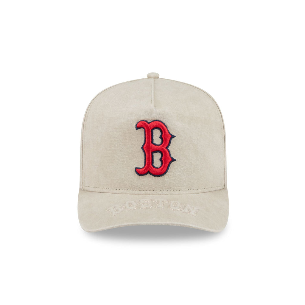 Boston Red Sox Brushed Cotton Stone 9FIFTY A-Frame Snapback Hat
