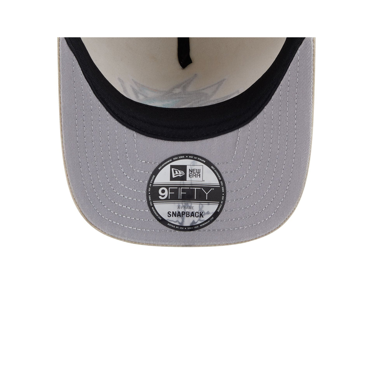 San Jose Sharks Brushed Cotton Stone 9FIFTY A-Frame Snapback Hat