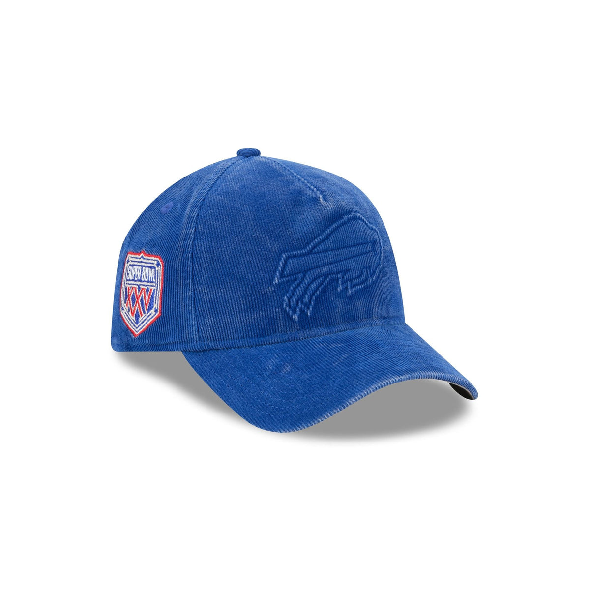 Buffalo Bills Washed Thin Wale Cord 9FORTY A-Frame Unstructured Snapback Hat