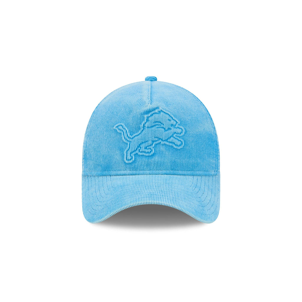 Detroit Lions Washed Thin Wale Cord 9FORTY A-Frame Unstructured Snapback Hat