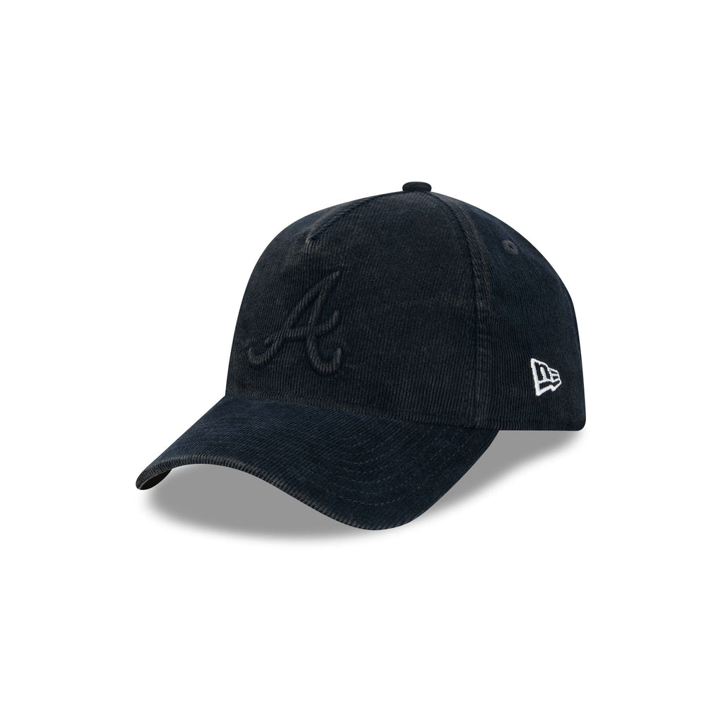 Atlanta Braves Washed Thin Wale Cord 9FORTY A-Frame Unstructured Snapback Hat