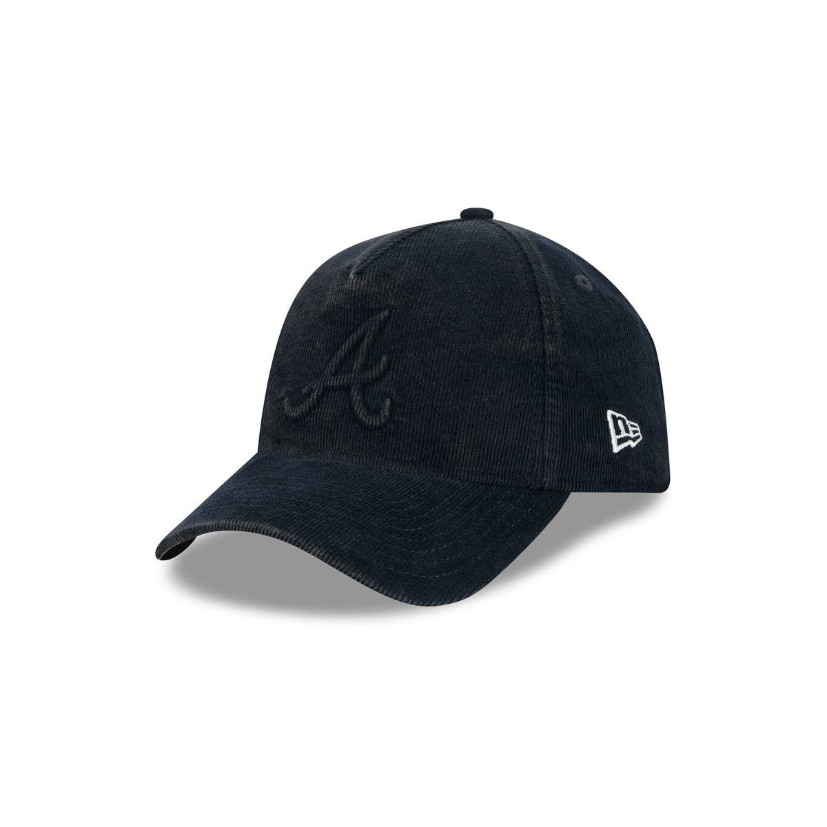 Atlanta Braves Washed Thin Wale Cord 9FORTY A-Frame Unstructured Snapback Hat