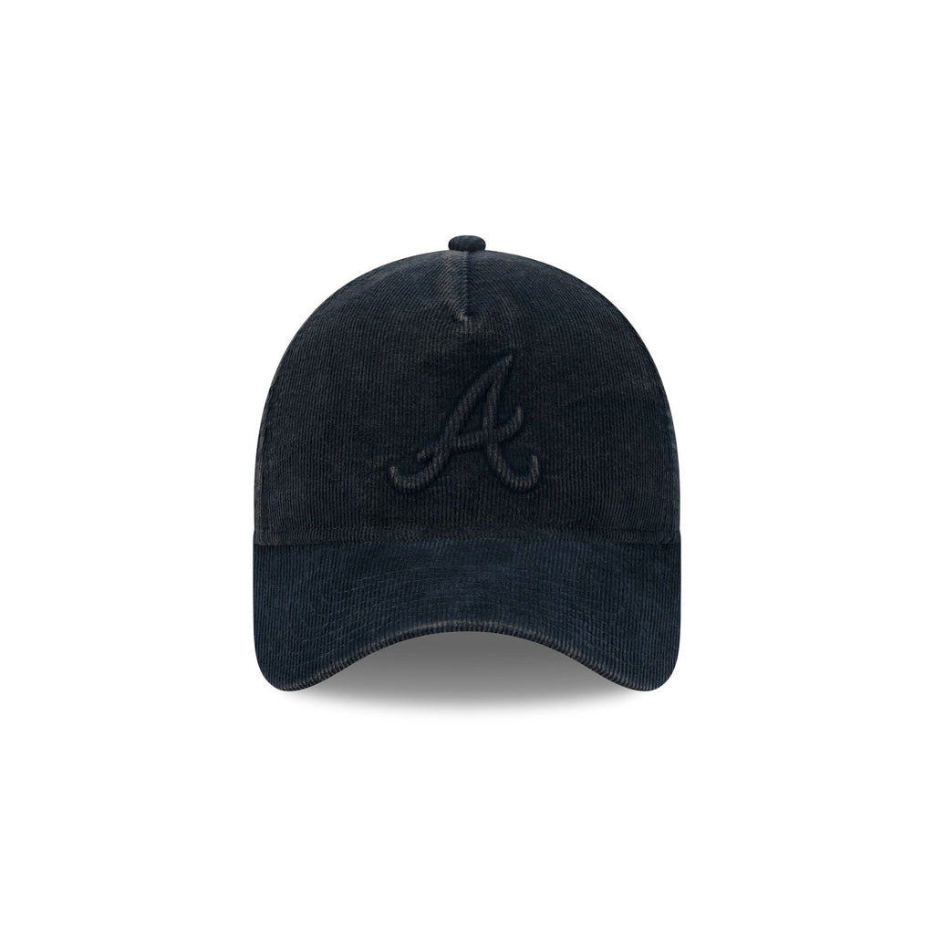 Atlanta Braves Washed Thin Wale Cord 9FORTY A-Frame Unstructured Snapback Hat
