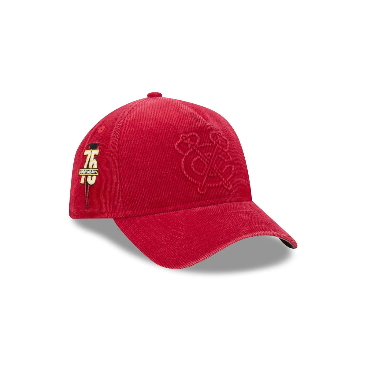 Chicago Blackhawks Washed Thin Wale Cord 9FORTY A-Frame Unstructured Snapback Hat