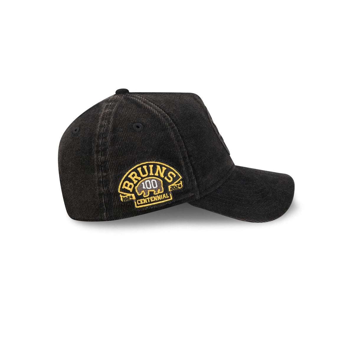 Boston Bruins Washed Thin Wale Cord 9FORTY A-Frame Unstructured Snapback Hat