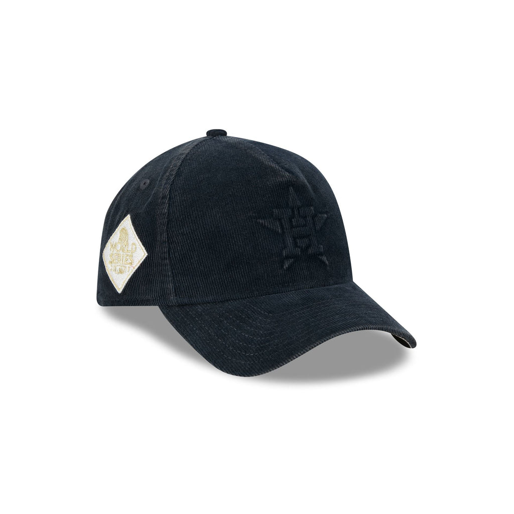 Houston Astros Washed Thin Wale Cord 9FORTY A-Frame Unstructured Snapback Hat