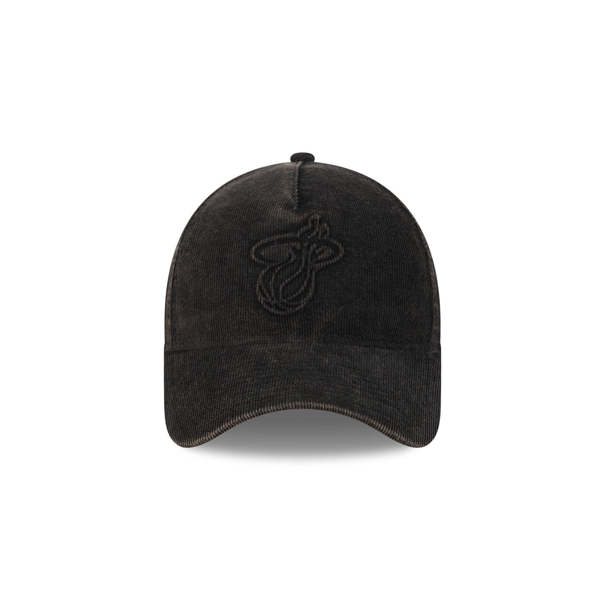 Miami Heat Washed Thin Wale Cord 9FORTY A-Frame Unstructured Snapback Hat