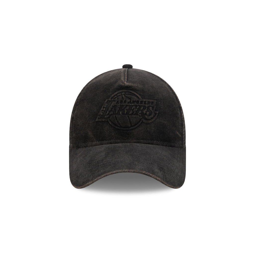 Los Angeles Lakers Washed Thin Wale Cord 9FORTY A-Frame Unstructured Snapback Hat