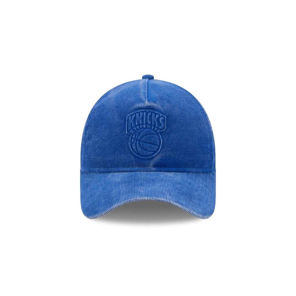 New York Knicks Washed Thin Wale Cord 9FORTY A-Frame Unstructured Snapback Hat