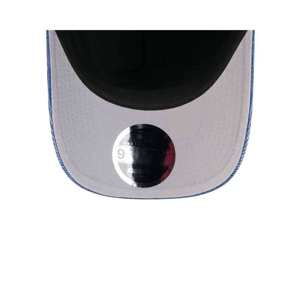 New York Rangers Washed Thin Wale Cord 9FORTY A-Frame Unstructured Snapback Hat