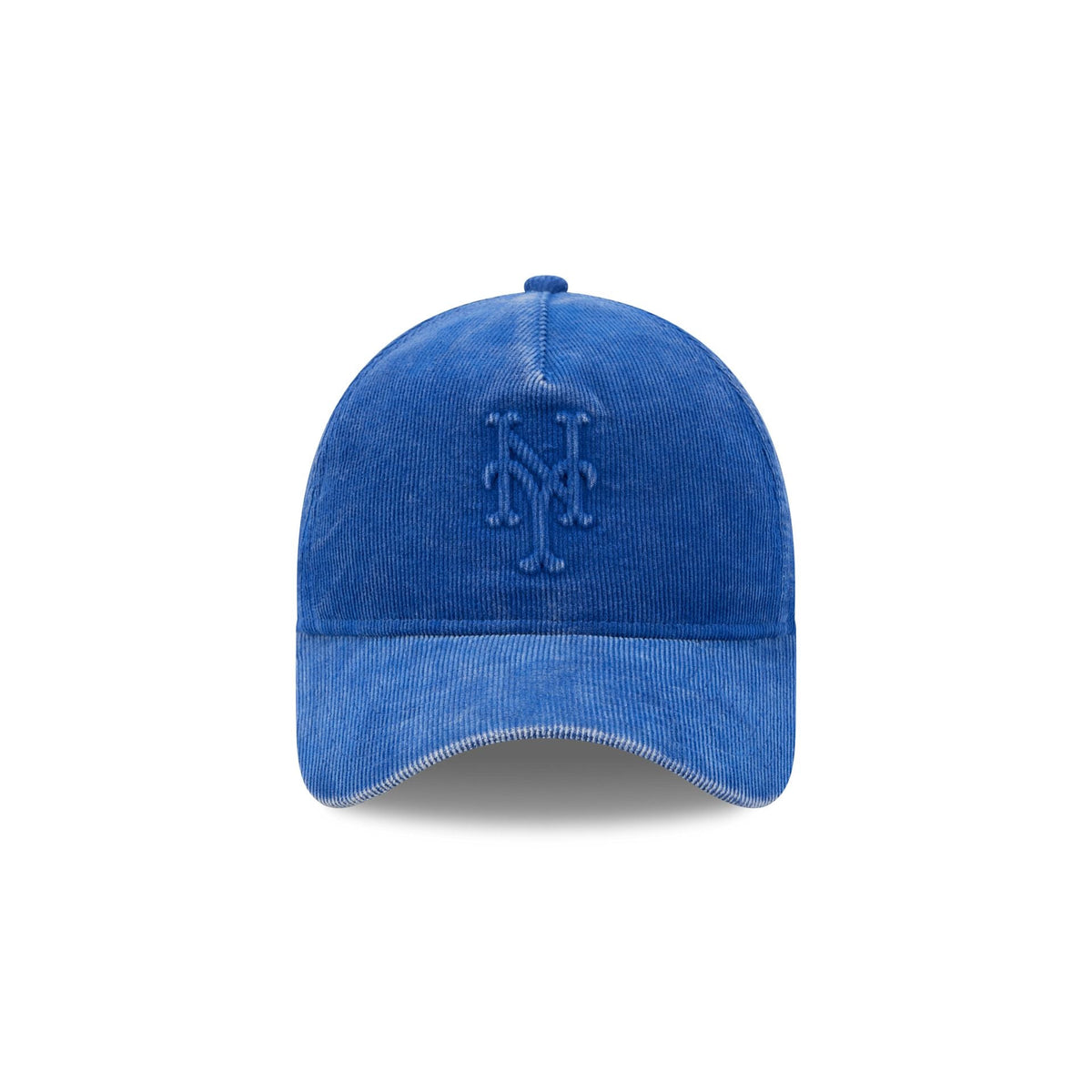 New York Mets Washed Thin Wale Cord 9FORTY A-Frame Unstructured Snapback Hat