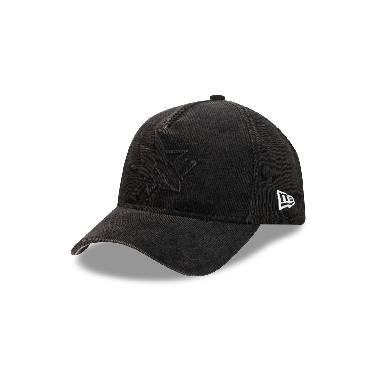 San Jose Sharks Washed Thin Wale Cord 9FORTY A-Frame Unstructured Snapback Hat