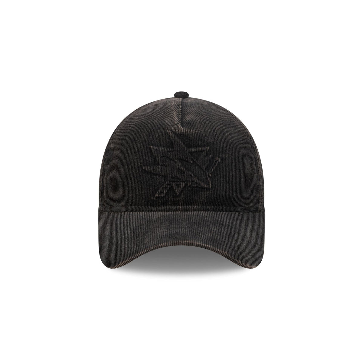 San Jose Sharks Washed Thin Wale Cord 9FORTY A-Frame Unstructured Snapback Hat
