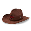 Arkansas Razorbacks Brown Cowboy Hat