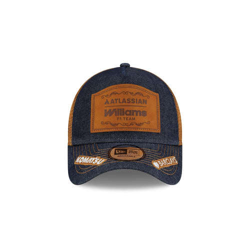 2026 Austin Race Special Atlassian Williams F1 Team Carlos Sainz Denim 9FORTY A-Frame Trucker Hat