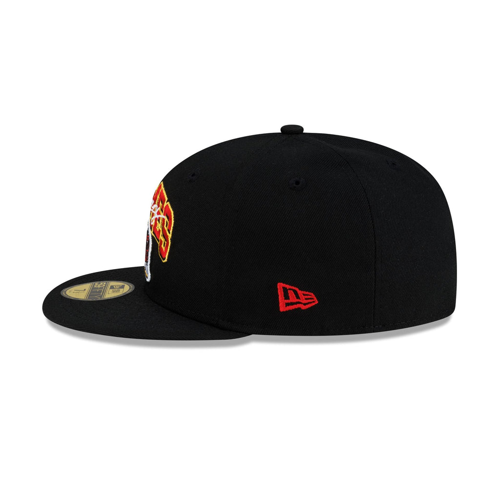 Calgary Flames Arch Mask 59FIFTY Fitted Hat
