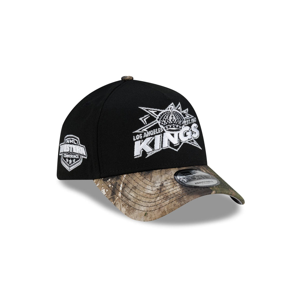 Los Angeles Kings Top Shelf Black Camo 9FORTY A-Frame Snapback Hat
