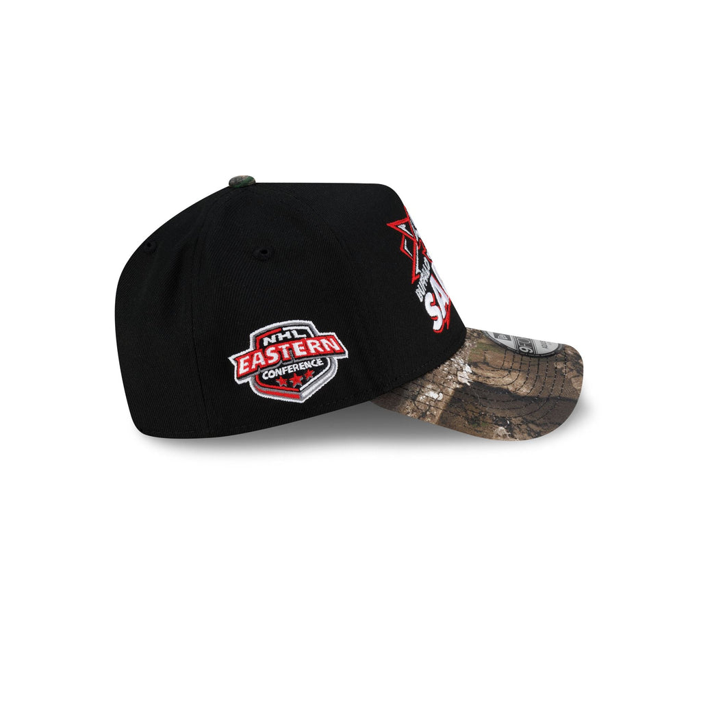 Buffalo Sabres Top Shelf Black Camo 9FORTY A-Frame Snapback Hat