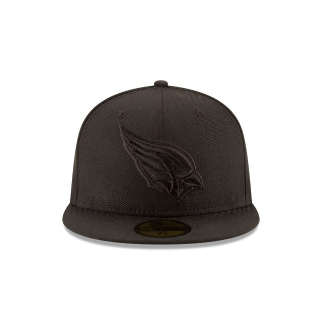 Arizona Cardinals Black On Black 59FIFTY Fitted Hat