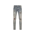 AMIRI Rainbow Paisley Thrasher Jeans Clay Indigo