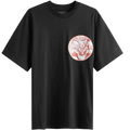 Amiri Staggered Wave T-Shirt Black